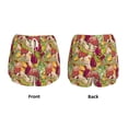 thumbnail image 5 of Vsdgher Bright Mushrooms Print Women's Running Double Layer Shorts High Waisted with Pockets Elastic Yoga Workout Athletic Gym Sports, 5 of 8