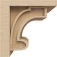 thumbnail image 3 of 7"W x 7"D x 7"H Wide Alma Rough Cedar Woodgrain TimberThane Corbel, Primed Tan, 3 of 6