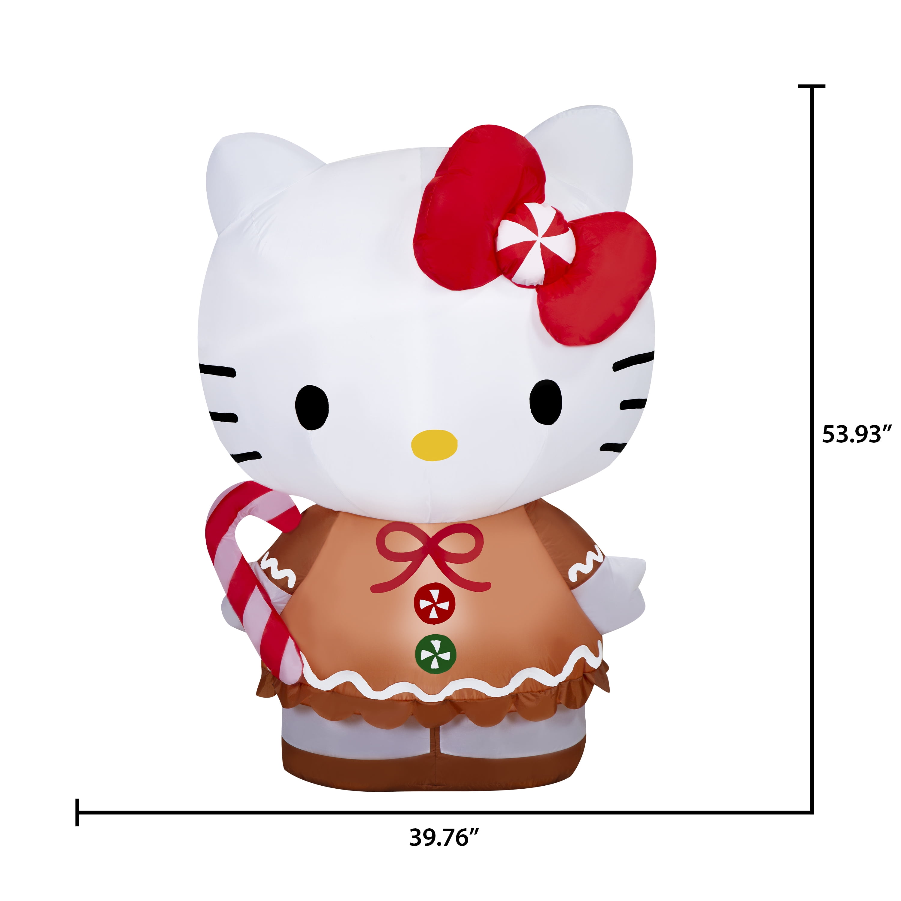 New Christmas Airblown Inflatables Yard Decoration Hello Kitty in