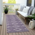 thumbnail image 6 of Addison Rugs Chantille Indoor/Outdoor Transitional Geometric Purple Washable Runner Rug, 2'3" x 7'6", 6 of 6