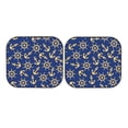 thumbnail image 4 of Picia Anchors and Nautical 2 Piece Car Windshield Sun Shade Foldable | Foldable Sun Shield for Front Window Blocks UV Rays and Keeps Your Vehicle Cool-Large, 4 of 7