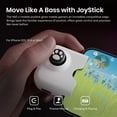 thumbnail image 2 of Yao L1 PRO Mobile Game Controller Joystick for iPhone (iOS 13.4 or Later, For iOS Mobile Games), Gaming Gamepad Compatible with PUBGG Mobile, Call of Duty Mobile(CODM), Wild Rift, Genshin Impact, 2 of 7