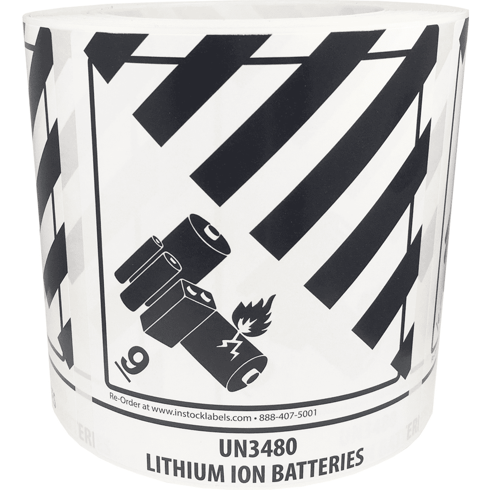 UN 3480 Hazardous Material Lithium Ion Batteries Hazard Class 9
