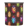 thumbnail image 2 of Rainbow Lady Bug Airtight Coffee Bean Canister 17oz Food Storage Containers with Lids For Gournd, Tea, Sugar, Flour, Rice, Cereal, Candy Cookie Jar, 2 of 8