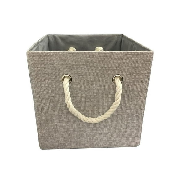 hometrends Fabric Cube With Handle, Foldable storage