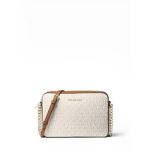 Michael Kors Jet Set Large Crossbody Bag, Off-White