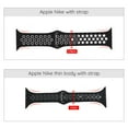 thumbnail image 3 of Slim band For Apple Watch strap 44mm 40mm 45mm 41mm iWatch 42mm 38mm Breathable silicone bracelet apple watch series 3 5 se 6 7, 3 of 9