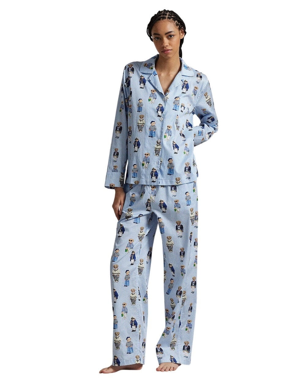 Polo Ralph Lauren Madison Pajama Set - 4P0704 (Bear Red, R2948, S