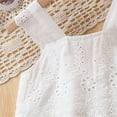 thumbnail image 3 of WOYY Toddler Girls Summer Outfits Eyelet Lightweight Camisole Pants Set, Sizes 4-5T, 3 of 4