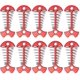 thumbnail image 1 of 10PCS Tent Spring Buckle, Windproof Rope Tensioner Awning Fixed Hook Buckle, Portable Camping Tent Fixed Buckle Rope Anchor for Outdoor, 1 of 5