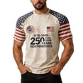 thumbnail image 4 of 250 Anniversary USA Polo Shirt Independence Day Casual Tee For Everyday Wear—Relaxed Fit Short Sleeve Shirt For Patriotic Style, 4 of 4