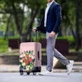 thumbnail image 3 of HELLHERO Frog Strawberry Wrinkle Resistant Suitcase Cover for Friends, All Size Anti Fouling Durable Luggage Covers, 3 of 7