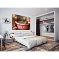 thumbnail image 2 of Mudket Leopard in Pink Bathtub with Peony Flowers Canvas Wall Art, Funny Bathroom Glam Wall Decor Pictures Waterproof Print for Bathroom Bedroom Home Decor , Framed Ready to Hang - 12"L x 8"W, 2 of 9