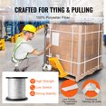 thumbnail image 3 of VEVOR Polyester Pull Tape, 1/2" x 3153' Mule Tape Flat Rope, 1250 lbf Tensile Capacity, Printed Webbing Cable Pulling Tape for Packaging, 3 of 9
