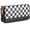 Grid Black, variant on Women's Checkered Wallet, Large Capacity Highland Purse, 2 Zippers Card Cases and Money Organizers for Ladies (Grid Black)
