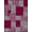 Pink Black White, Pattern 1, variant on ODIKA Leopard Decorative Spotted Zebra Stripe Tiled Geometric Print for King Size Bedroom, Master Suite, Under Bed, Foldable Easy Care