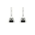 thumbnail image 4 of 0.5 Ct Round Cut Drop Dangle Black Natural Onyx 18K White Solid Solid Gold Everyday Dainty Earrings Lever Back, 4 of 7