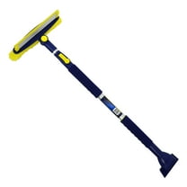 Michelin Ultra Duty Telescopic 43-63 inch Snow Brush with Swivel Head, Blue
