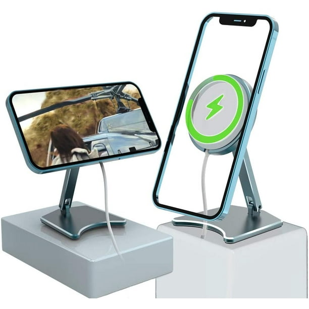 Support magnétique téléphone Portable - pour Voiture - Compatible avec  MagSafe et iPhone 12 - Rotation à 360 ° - pour iPhone 13/13Pro/13Pro  Max/Mini : : Autres