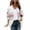 R4-White Cover Ups, variant on Womens Cardigan Summer Elegant Short Sleeve Kimono Jackets Open Front Butterfly Print Chiffon Beach Cover Ups S-2XL