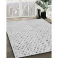 thumbnail image 3 of Ahgly Company Machine Washable Indoor Square Transitional Gray Cloud Gray Area Rugs, 6' Square, 3 of 7