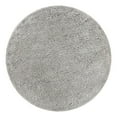 thumbnail image 2 of Unique Loom Everyday Shag Collection Area Rug - Solid (6' Round Light Gray), 2 of 6
