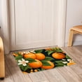 thumbnail image 6 of Tangerine Modern Polyester Non-Slip Floor Rug Office Mat, Machine Washable Office Rugs, 6 of 6