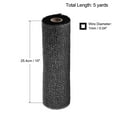 thumbnail image 2 of Unique Bargains PP Burlap Mesh 10' x 5 Yards Decorative Wrapping Ribbon, Black 1 Roll, 2 of 5