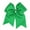 Emerald Green, variant on Chixx Solid Plain Basic Cheer Dance Softball Bows- White