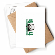 Panda Walking Children Postcards Envelopes Blank Note Cards Mailing