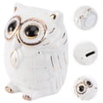 thumbnail image 4 of Owl Piggy Bank Ceramic Coin Bank Piggy Bank Decor Owl Desktop Ornament, 4 of 4