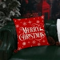 thumbnail image 6 of Honeeladyy 1 PC Polyester Christmas Pillow Case – Soft Fade-Resistant Machine Washable Pillow Cover with Hidden Zipper for Holiday Home Decor, 17.72"x17.72", 6 of 6