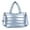 Blue, variant on Women Quilted Puffer Tote Bag Soft Padded Down Winter Handbag Space Totes Puffer Shoulder Bag Pillow Shopper Bag