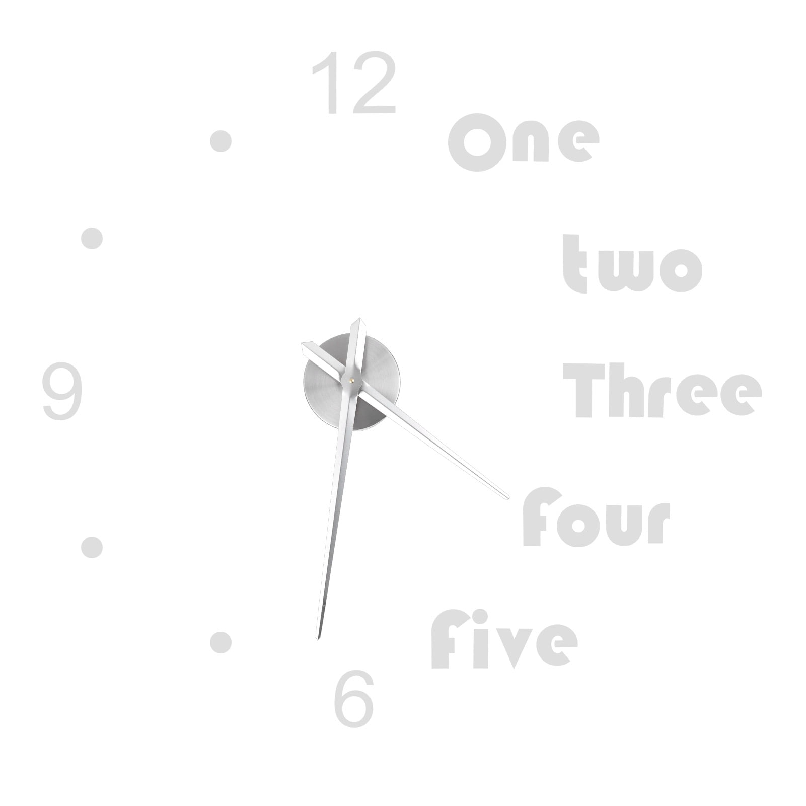 Wall Clock Stickers, Stylish And Beautiful LargeSize Diy Wall Clock
