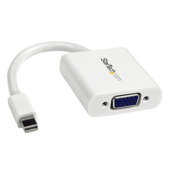 StarTech Adapter Mini Display Port Male to VGA Female - 1080p mDP or Thunderbolt PC or Mac - White