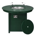 thumbnail image 2 of WestinTrends Helios 47" Modern Outdoor Patio Propane Round Counter Height Fire Pit Table (Rocks Not Included), Dark Green, 2 of 14