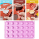thumbnail image 2 of Mini molde de silicona semiesfera de 24 cavidades, 2 paquetes de moldes para hornear para hacer chocolate, pastel, gelatina, mousse de cúpula Adepaton 2033808-1, 2 of 9