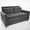 Velvet Gray, variant on Sofa Couch, Asofer 3 in 1 Convertible Sofa Bed with Pull Out Couch, Adjustable Backrest, Sleeper Chair for living room, Apartment, Dark Grey