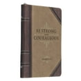 thumbnail image 7 of Strong and Courageous Antiqued Zippered Classic LuxLeather Journal - Joshua 1:9, 7 of 7