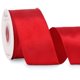 thumbnail image 1 of Cinta decorativa Ribbli satinada con alambre de 6,35 cm x 18,3 m, color rojo, 1 of 5