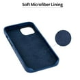 thumbnail image 5 of Dockem Card Case for iPhone 14 with Built-in Metal Plate for Magnetic Mounting & 2 Pockets: Exec M2 (Navy), 5 of 10