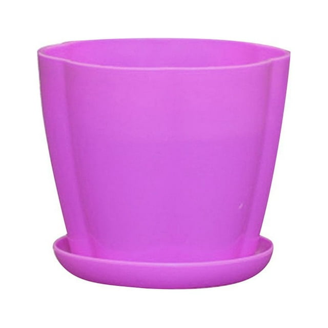 Plastic Flower Pot Succulents Plant Bonsai Ornament Planter Decoration Container