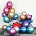 thumbnail image 5 of Bobasndm 50Pcs 5 Inches Metallic Balloon Shiny Multi-colors Thicker Leakproof Anti-burst Scene Layout Tear-resistant Wedding Party Decor Latex Balloon for Indoor, 5 of 7