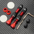 thumbnail image 3 of Masteelf Red Aluminum Alloy Stem Core Nut Valve Adapter Replacement Compatible with Various Tire Valve Types, 3 of 8