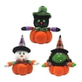 thumbnail image 2 of Wosthever Muñeca sin rostro de Halloween, puerta de calabaza, chimenea, sofá, decoración de cabecera, hogar, comedor, cafetería, adorno de Tipo 1, 2 of 6