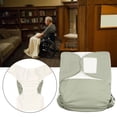 thumbnail image 4 of Adults Cloth Diaper ,Adjustable ,Washable Heavy Absorbency ,Elastic Economical Protection for Elders Disabled Old Incontinence Care - Gray, Adjustable Waist Size, 4 of 10