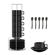 Cups Espresso Stackable - Black