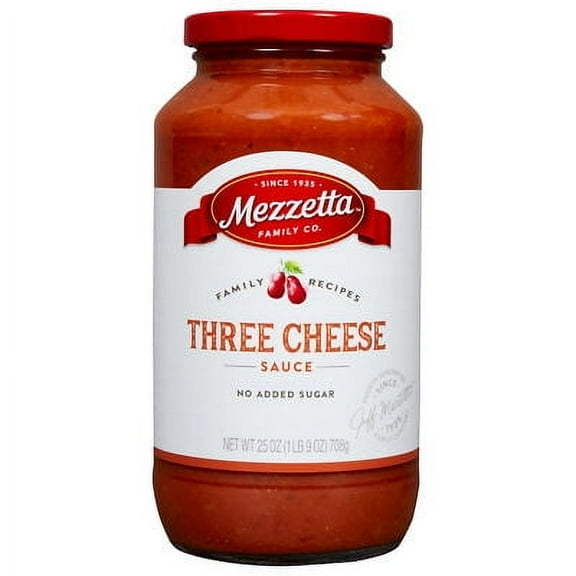 Mezzetta Sauce Parmesan Asiago & Romano 25 oz (Pack of 6)