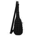 thumbnail image 3 of Bolso bandolera de tela de nailon de color liso con cremallera a cuadros, oferta de 2024, bolso de hombro de mujer moderno y versátil, paquete de viaje de nicho, 3 of 5