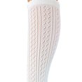 thumbnail image 7 of Yuanlong Womens Knee-High Socks Elegant Scalloped Solid Stockings Lightweight Breathable Party Hosiery, 7 of 7